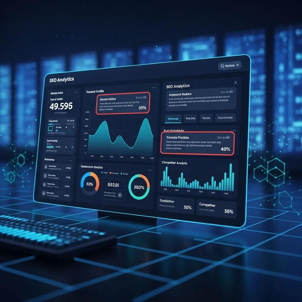 AI-powered SEO analytics and optimization dashboard