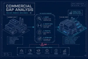 Commercial gap analysis framework for manufacturers