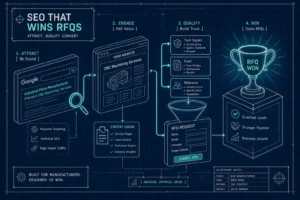 Manufacturing SEO strategies that win qualified RFQs
